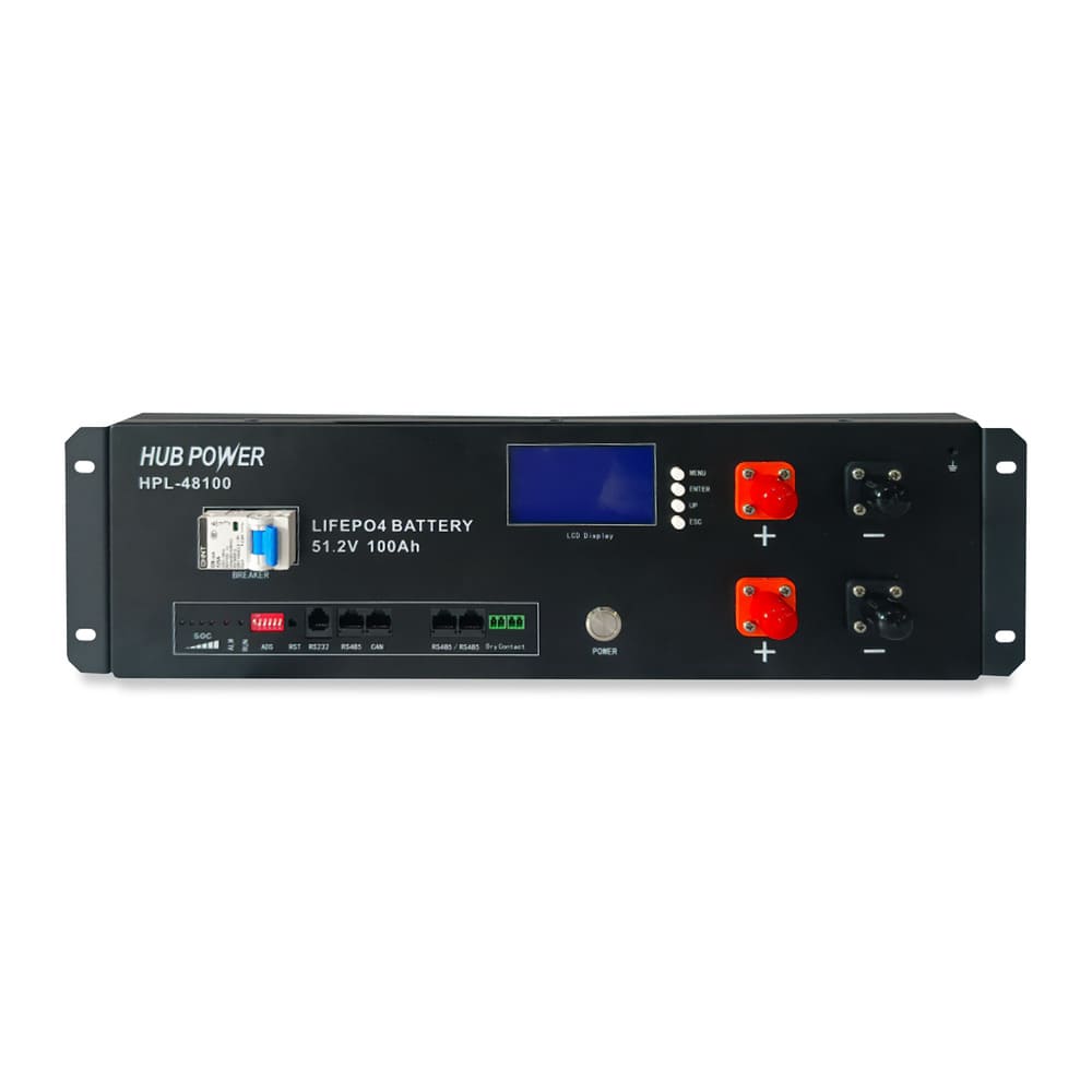 Акумулятор LiFePO4 літій залізо фосфатний 51.2В 100А·год Hub Power HPL-48100